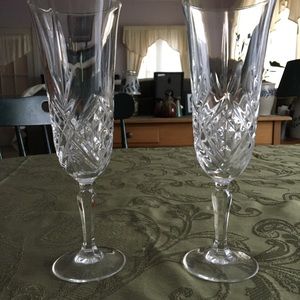 Cris D'arques Durand MASQUERADE Champagne Flutes